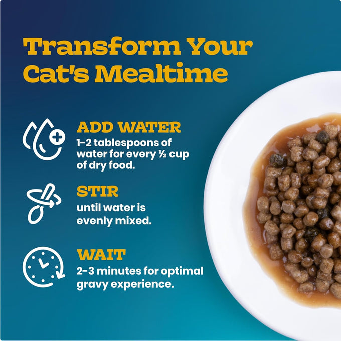 Blue Buffalo Tastefuls Irresistible Gravy Experience adult cat food, 15 lbs, with real chicken, brown rice, for digestion & coat health