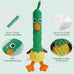 Nocciola 2 in 1 Easter Duck Dog Toy for Medium and Large Breeds with Rubber Squeaker and Crinkle Paper