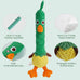 Nocciola 2 in 1 Easter Duck Dog Toy for Medium and Large Breeds with Rubber Squeaker and Crinkle Paper
