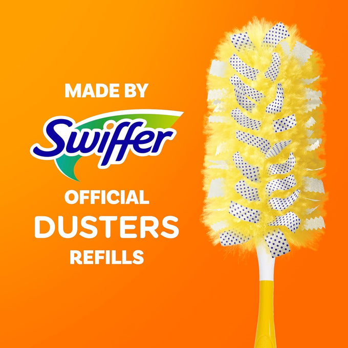 swiffer pet heavy duty multisurface dusters refills with febreze odor defense, 11 count