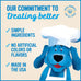 blue dog bakery assorted flavors natural dog treats 18oz box more crunch low fat non-gmo made in usa