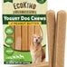 EcoKind Peanut Butter Yogurt Dog Chews - Probiotics, Lactose Free, Grain Free, Natural Dog Treats for All Breeds, USA Made, 25 Chews