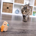 SmartyKat Chickadee Chirp Electronic Sound Cat Toy, Light Brown, One Size - Motion-Activated Bird Chirp