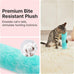 Potaroma soft and durable cat crinkle sound cat toys, 3 pcs, with catnip inside, indoor kitten kicker