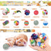 shappy 150 pcs assorted cat toys for indoor cats bulk kitten toys pack variety gift