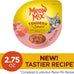 Meow Mix Tenders in Sauce Wet Cat Food, 2.75 oz cups, Salmon & Crab flavor, 12 count
