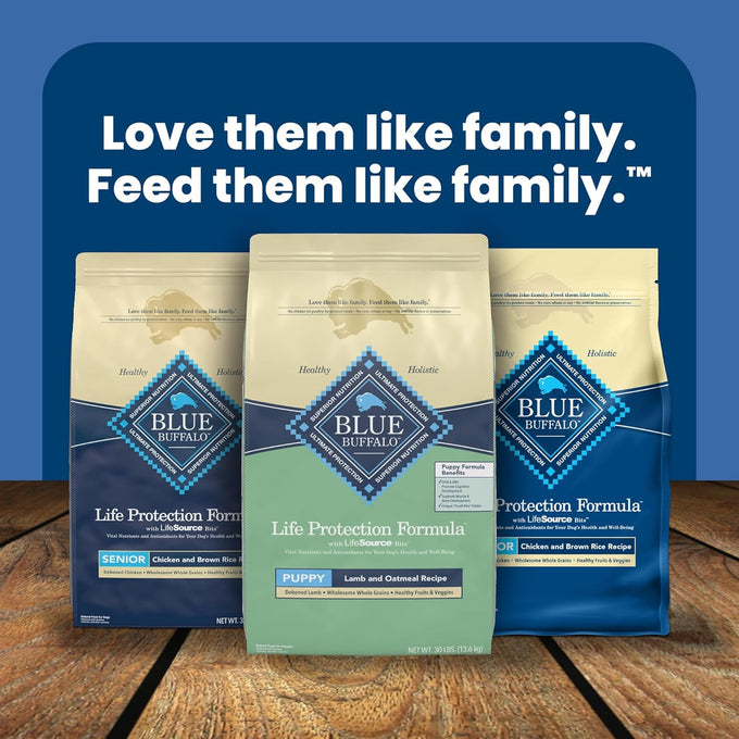 Blue Buffalo Puppy Dry Dog Food, Lamb & Oatmeal, 5-lb