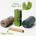 Greener Walker Poop Bags, 540 count, Extra Thick, 100% Leak Proof, Green, 13x9 inches