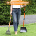 Pooper Scooper, stainless steel, long handle, medium small dog, heavy duty, pet supplies