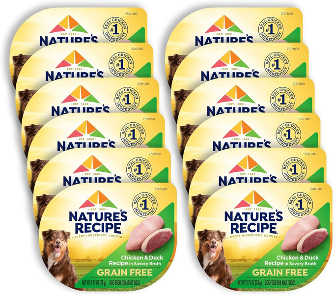 Nature's Recipe Grain Free Wet Dog Food Variety Pack