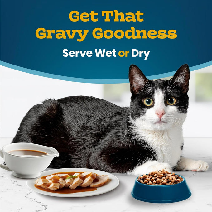 Blue Buffalo Tastefuls Irresistible Gravy Experience adult cat food, 15 lbs, with real chicken, brown rice, for digestion & coat health