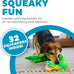 outward hound xxl squeaker matz plush gator dog toy for mild to medium chewers