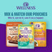 Wellness CORE Signature Selects Shredded Adult Canned Wet Cat Food, Grain Free, Chicken and Beef Entrée Recipe, 12 Cans