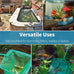 Pawfly 4-inch small aquarium fish net with braided metal handle and soft fine mesh for small fish tanks and ponds