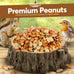 Raw shelled peanuts for squirrels and wildlife, unsalted and grown in the USA, 25 lb bulk