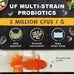 Ultra Fresh Goldfish Food - Goldfish Premium Pellet, 4.6 oz, Clear Water Formula, All Natural Sword Prawn Flavor