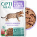 Optimeal Grain-Free Wet Cat Food Pouches - Beef & Rabbit in Savory Gravy, 3 oz, Indoor Adult Cat Food, Pack of 12
