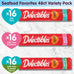 Delectables squeeze up tuna with salmon and catnip, 48 tubes, 0.5 oz, grain-free, no added fillers