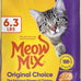 Meow Mix Original Choice Dry Cat Food, 6.3 pound bag, complete and balanced nutrition for adult cats