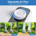 Aquarium Air Pump, 2.3W/5.5W/8W, Adjustable Fish Tank Bubbler for Small to Large Aquariums, up to 200 Gallons