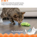 Catstages Pickle Kicker Cat Toy - Soft Plush Crinkle Toy with Catnip and Dental Mesh, 6.5"