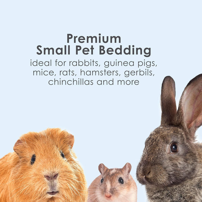 Kaytee Clean & Cozy White Paper Bedding for Small Animals, 49.2 Liters, Fragrance-Free, Dust-Free