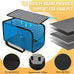 SlowTon Portable Dogs Armrest Booster Seat for Small Dog Anti-Collapse Pet Car Seat with Soft Cushion Safety Belt Black