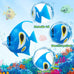 Weewooday 20 Pcs Artificial Moving Fishes Plastic Floating Lifelike Fish Tank Ornaments Aquarium Decorations Assortment