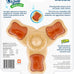 Hartz Chicken Flavored Tri-Point Dog Toy and Treat in One, Medium Size, for Puppies and Adult Dogs