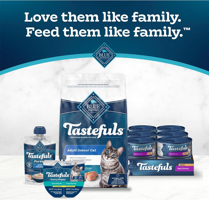Blue Buffalo Beef Entrée Wet Cat Food, 24 Count, 5.5-oz Cans, Made with Natural Ingredients