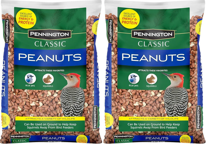 Pennington 100% Shelled Peanut Pieces, 5 pounds, Excellent Wildlife Attraction and Energy Source