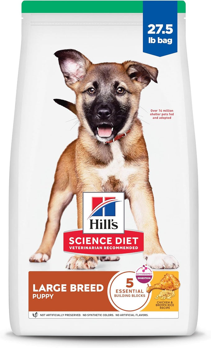 Hill's Science Diet Large Breed Puppy Dry Dog Food, 27.5 lb
