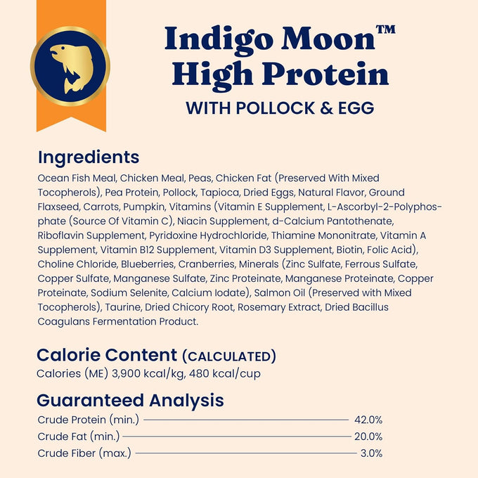 Solid Gold Alaskan Pollock High Protein Dry Cat Food - Grain Free, Gluten Free, Probiotics, Omega 3, Low Carb Kibble - All Ages, 12LB