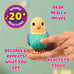 little live pets indie talking bird toy, 20+ sounds, realistic pet play, kids toy playset, ages 5-7, colorful cage