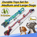 tough dog rope toys for aggressive chewers, durable tug of war dog toys, 5 pack including ropes and supplies
