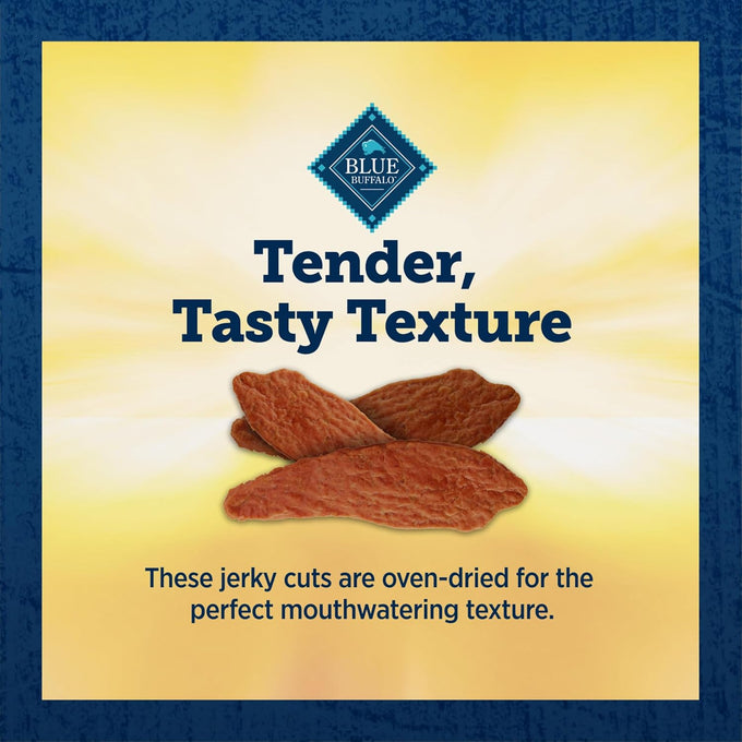 Blue Buffalo True Chews Premium Jerky Cuts 4oz Dog Treats with Natural Chicken Ingredients