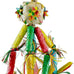 Planet Pleasures Firecracker Piñata Bird Toy, Small, Natural Stuffed Woven Palm Leaf Material, Chewing Surprises for Parrots