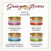 Purina Fancy Feast Gravy Lovers Variety Pack Wet Cat Food Pate in 4.5 lb. Boxes (Pack of 1)