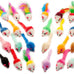 Fashion's Talk assorted mice cat toys fuzzy rattle mouse 48-count for indoor cats