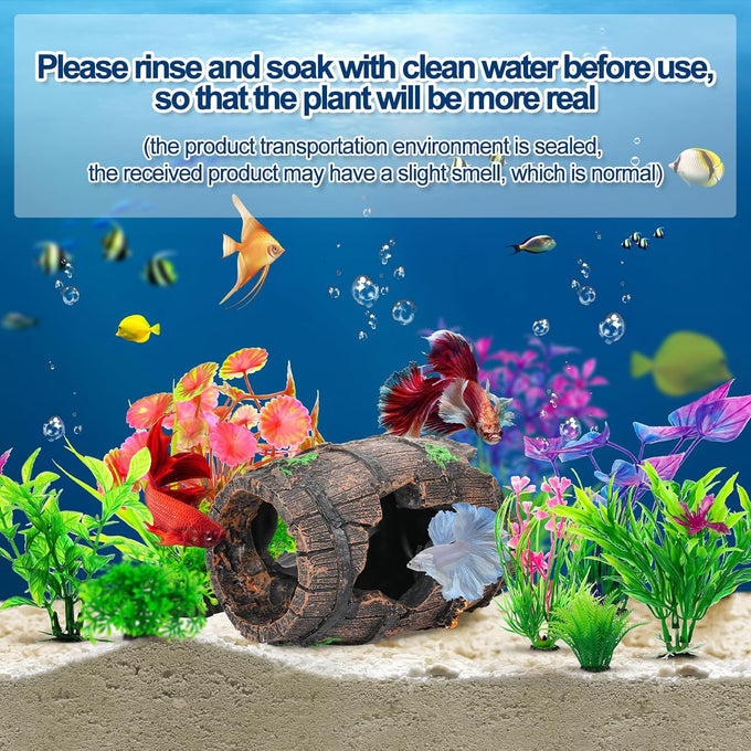 cousduobe starfish barrel aquarium plants betta fish tank decorations 1pc 8pcs 2.8in 4in