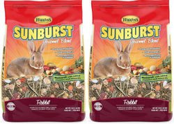 Higgins 2 pack sunburst gourmet blend rabbit food, 3 pounds each, all life stages, small breeds