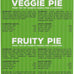 Vitakraft veggie and fruity pie treats for small pets, 2 pies, brown, 1.27 ounces, pack of 1