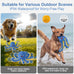 Blue Interactive Octopus Dog Toy, USB Rechargeable, Automatic Jumping, Not for Aggressive Chewers