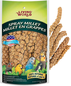 Living World Millet Spray for Birds 3.5 Oz - Premium Treat for Pet Birds and Small Birds