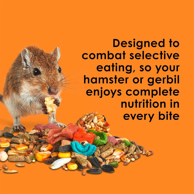 Kaytee Fiesta Hamster and Gerbil Food, 4.5 Pounds, Nutritious and Fun Blend for Dental Health and Digestion