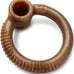 Benebone ring Durable USA made Medium Real Bacon Dog Chew Toy for Aggressive Chewers