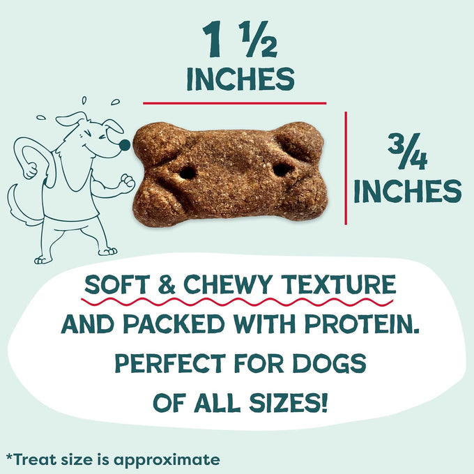 Shameless Pets Soft Dog Treats - Bacon Me Crazy Meaty Tenders, Grain Free, Healthy Treats for Small, Medium & Large Dogs, 8oz
