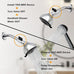 Yoo.mee Pets Shower Attachment Quick Connect Tub Spout Front Diverter Portable Pets Cleaning