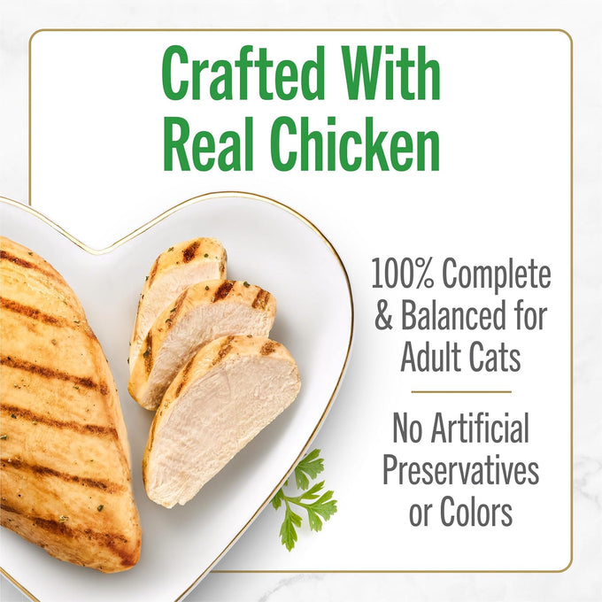Purina Fancy Feast Petites Grilled Chicken Entrée with Rice in Gravy, 2.8 oz Tubs, Pack of 12