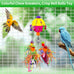 Parrot pullable colorful chew sneakers bird toys for amazons mini macaws african greys cockatoos conures cockatiels lovebirds parrotlet eclectus